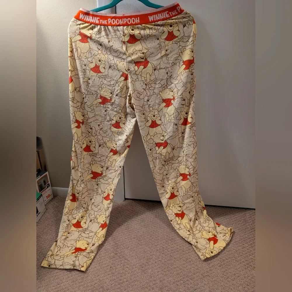 Winnie the Pooh Cream Pajama Pants In Small 4-6 NWT - Picture 5 of 7